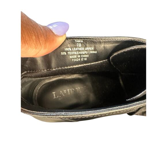 Ralph Lauren Black Velvet Witchy Whimsigoth Lace Up Ankle Boots Booties Size 7 - Picture 6 of 10